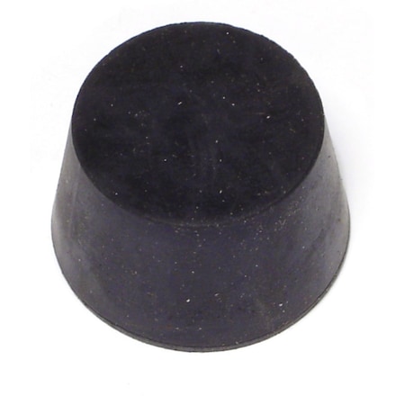 Midwest Fastener 1.6" x 1-5/16" x 1" #8 Black Rubber Stoppers 3PK 65882